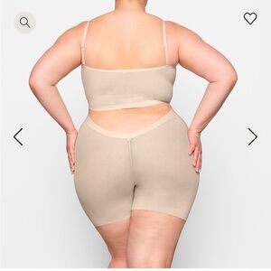 SKIMS Barely There Shapewear Low Back Shorts Size 3X NWT